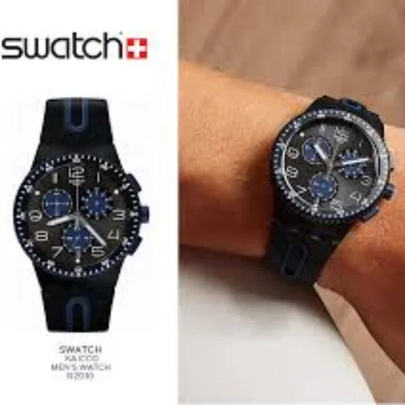 24- NIB- SWATCH SUSB406 KAICCO WATCH - Picture 3 of 9